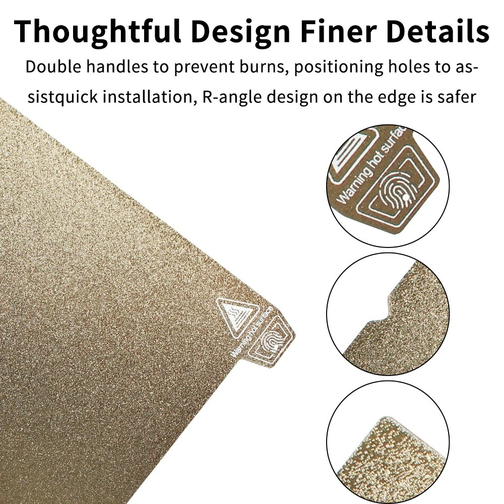 PEI-PEI-двухсторонняя гибкая платформа для Creality-K1-Max 310-315-мм