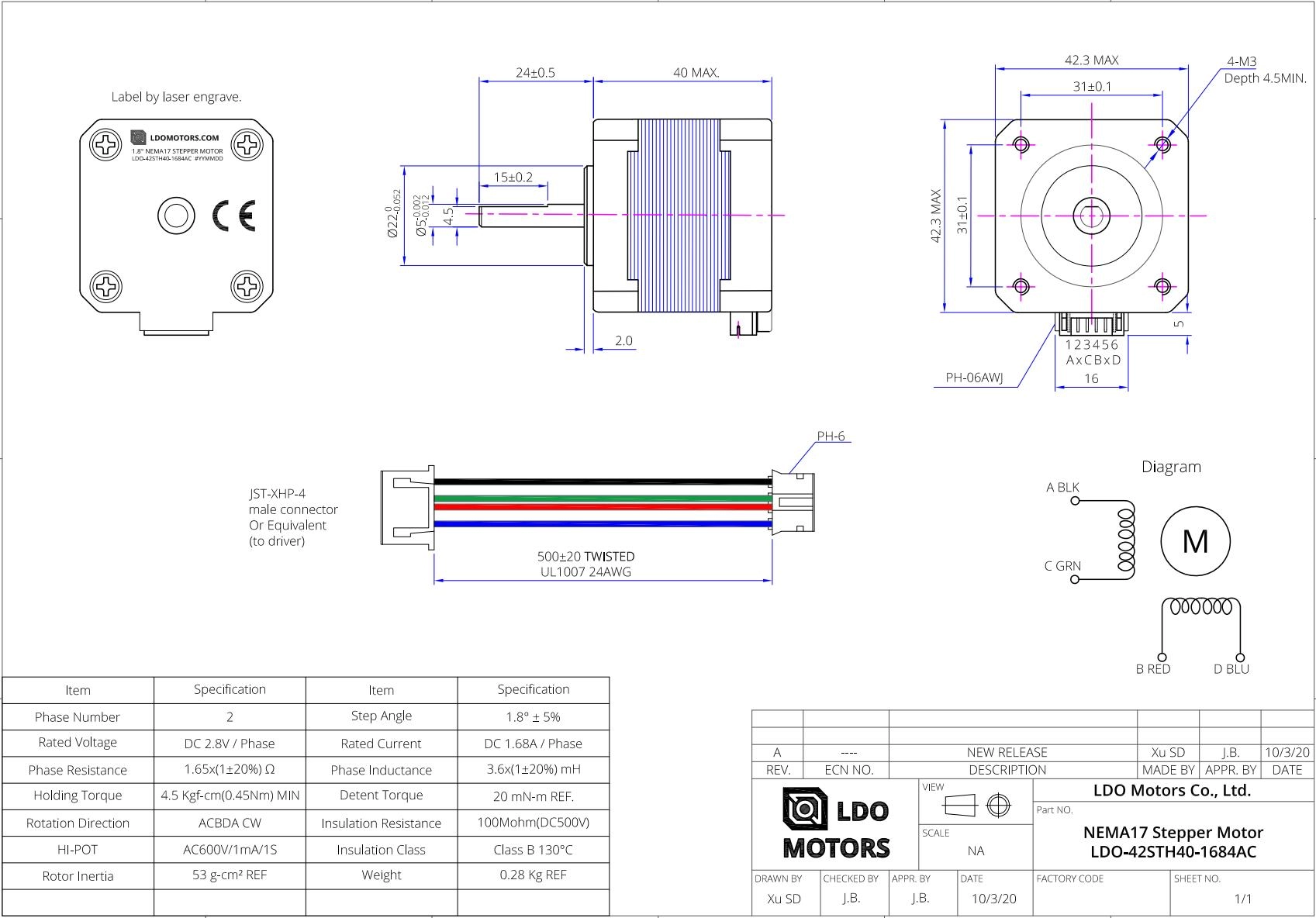 SHagovyj_dvigatel_Nema_17_LDO-42STH40-1684A_3 SHagovyj_dvigatel_Nema_17_LDO-42STH40-1684A_3
