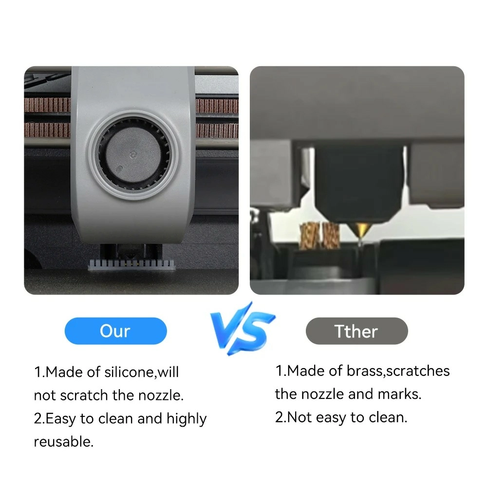 PEI-двухсторонний-для-Creality-K1C-K1-с силиконовым очистителем сопла