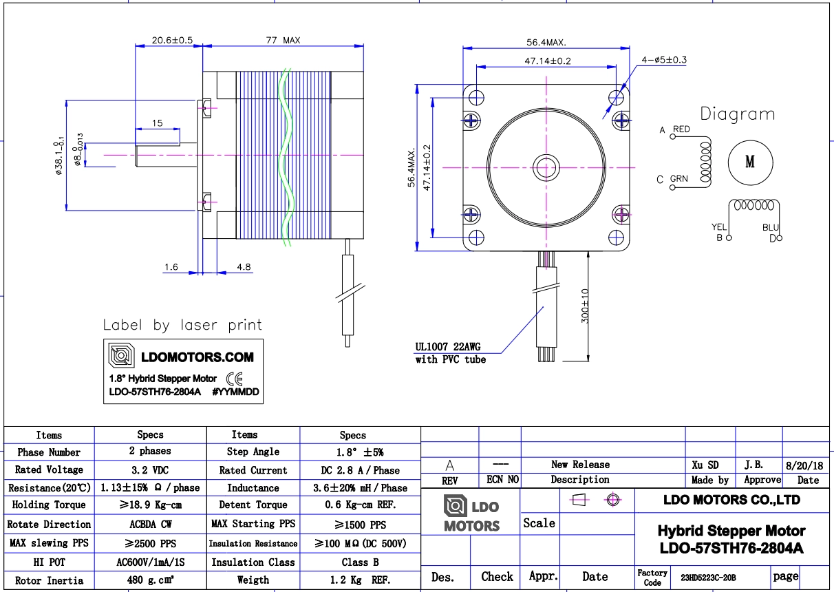 SHagovyj_dvigatel_Nema_23_LDO-57STH76-2804A_3 SHagovyj_dvigatel_Nema_23_LDO-57STH76-2804A_3