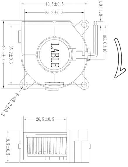 Radial_fan_snail_12V_0_15A_40x40x20mm_ball_bearing_Xinyujie_3 Radial_fan_snail_12V_0_15A_40x40x20mm_ball_bearing_Xinyujie_3