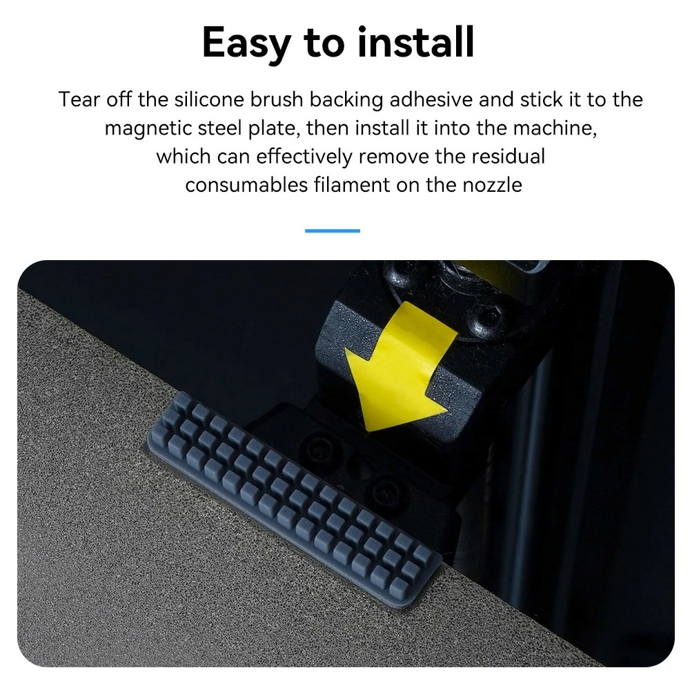 PEI-двухсторонний-для-Creality K1C-K1-с силиконовым очистителем сопла