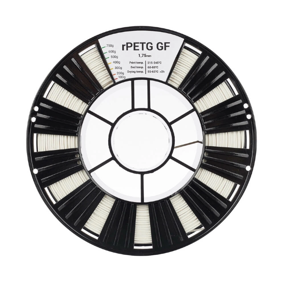 rPETG GF пластик 1,75 REC белый 0,75 кг
