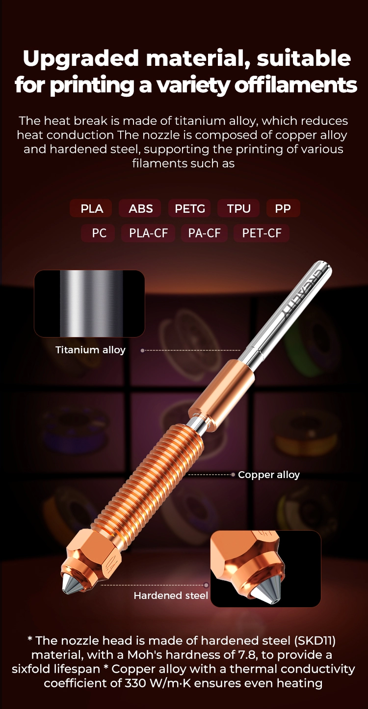 K1C Ceramic Heating Block Kit-New Version 8