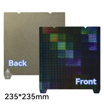 Stal'naya gibkaya plastina PEY + PEI dlya Creality K1 Max