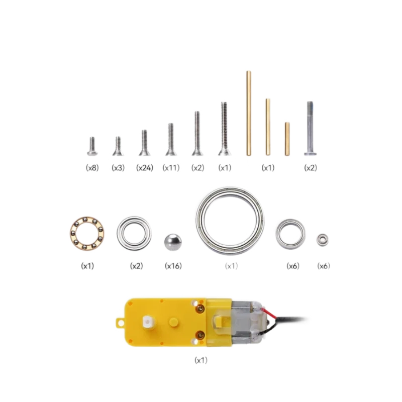 Triple-axis Tourbillon Model Components Kit 007-2