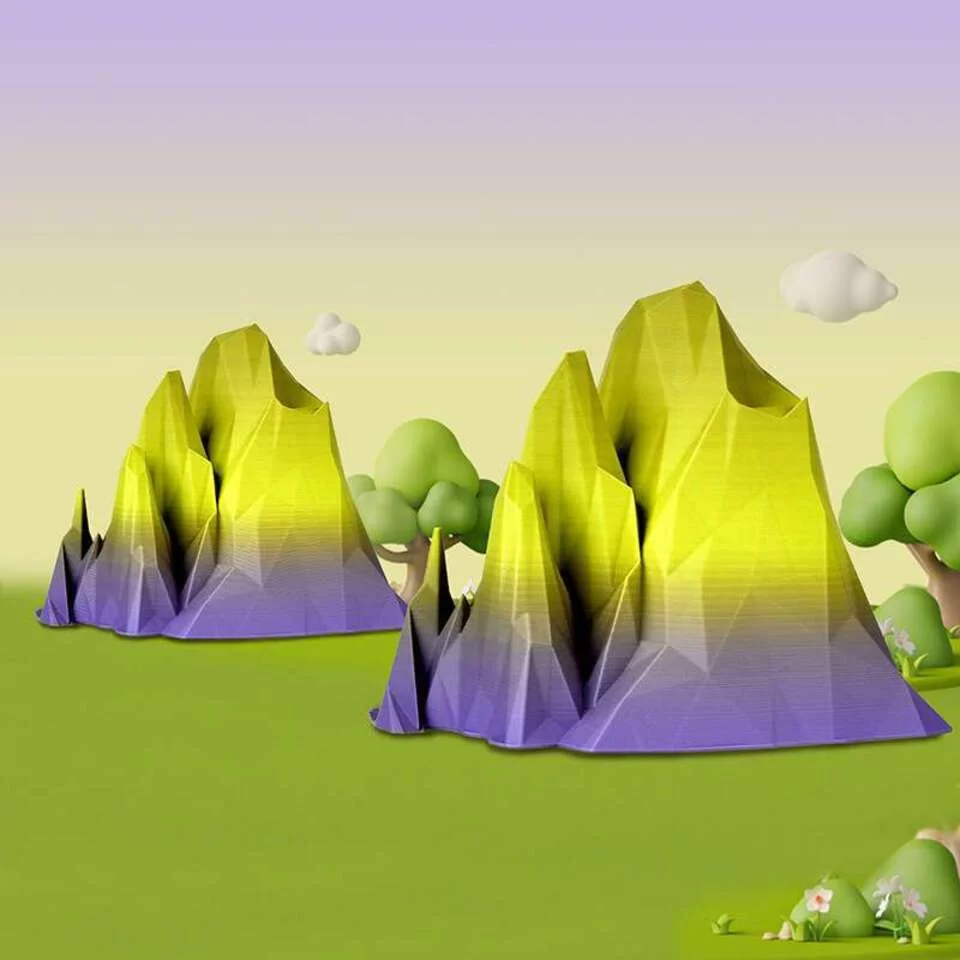 PLA Matte Gradient YP 3