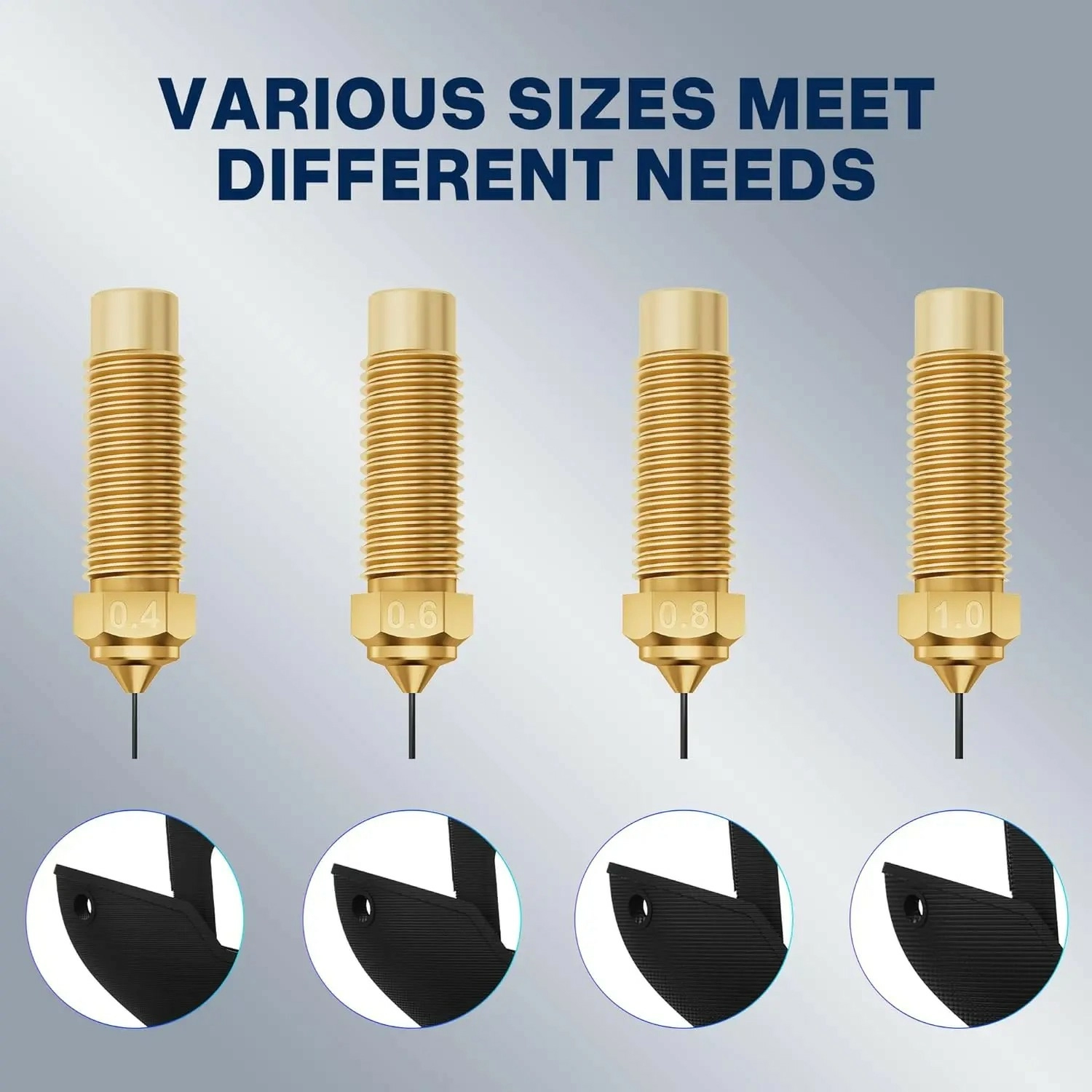 Оригинальный набор латунных сопел ELEGOO Neptune 4 Plus-4 Max