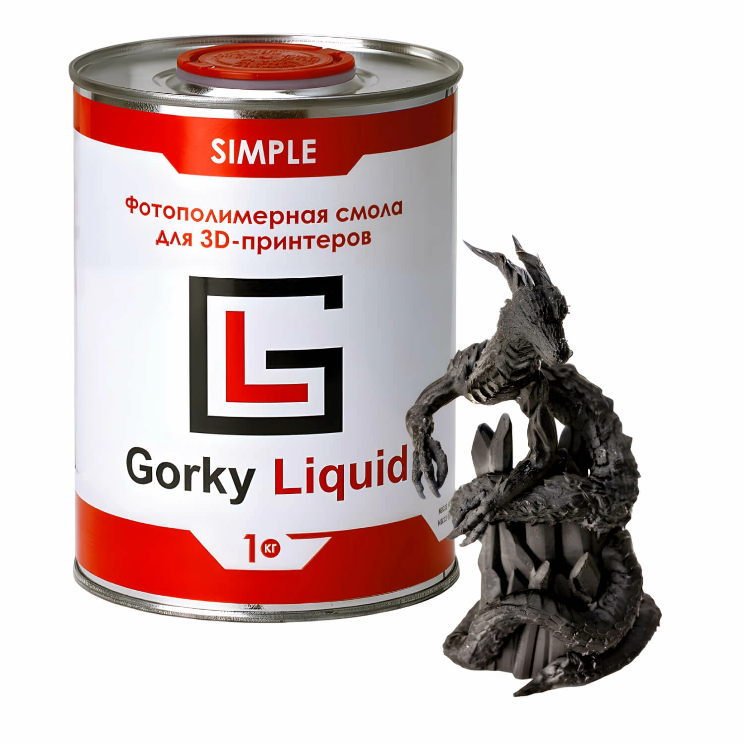 gorky liquid simple black