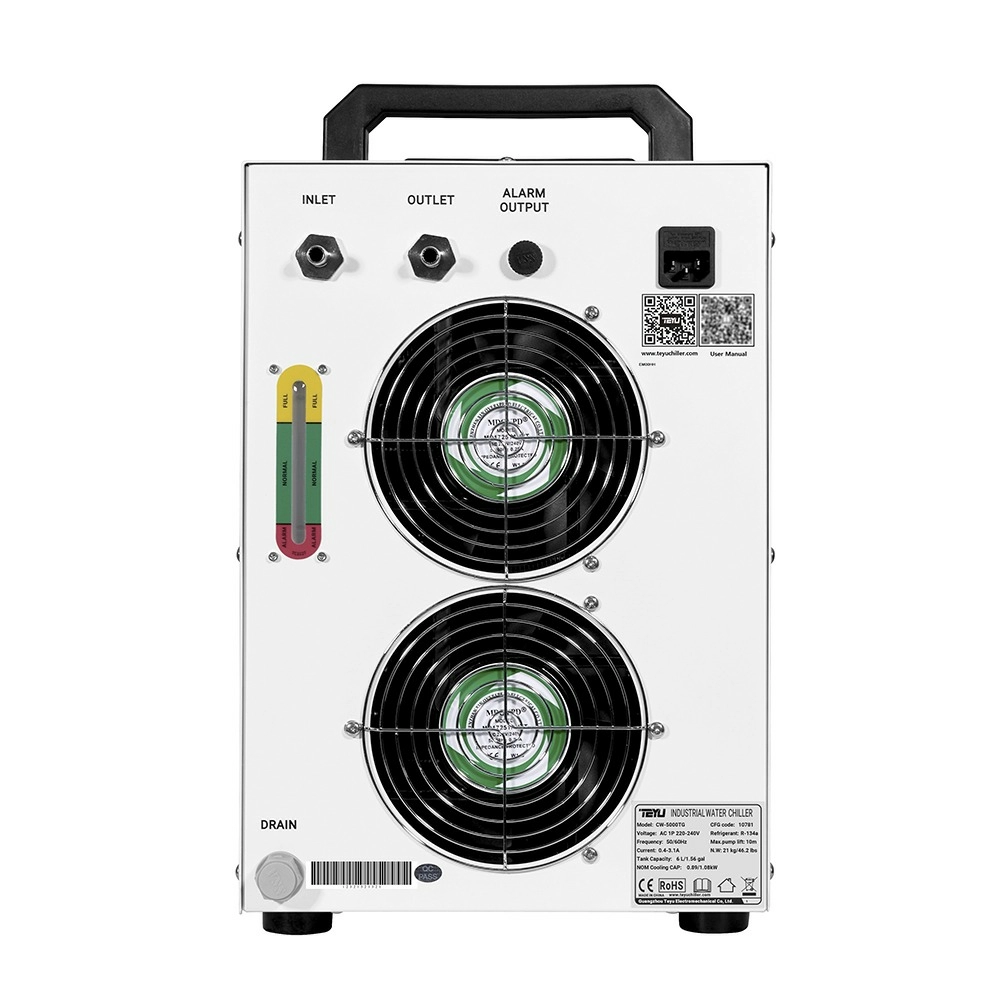 Промышленный чиллер S&A CW-5000 TG (6л, 220В)-3