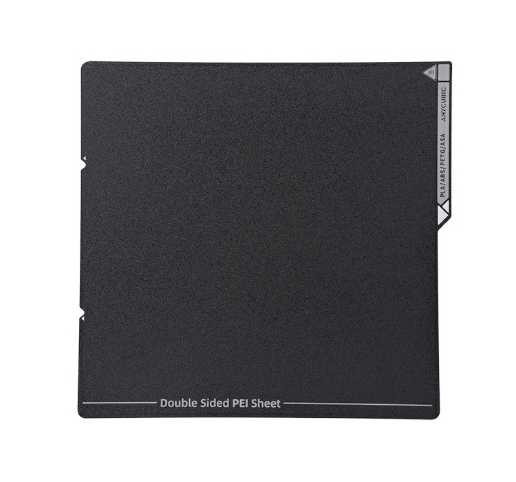 Оригинальный PEI коврик текстурированный textured двухсторонний Anycubic Kobra S1 S1 Combo