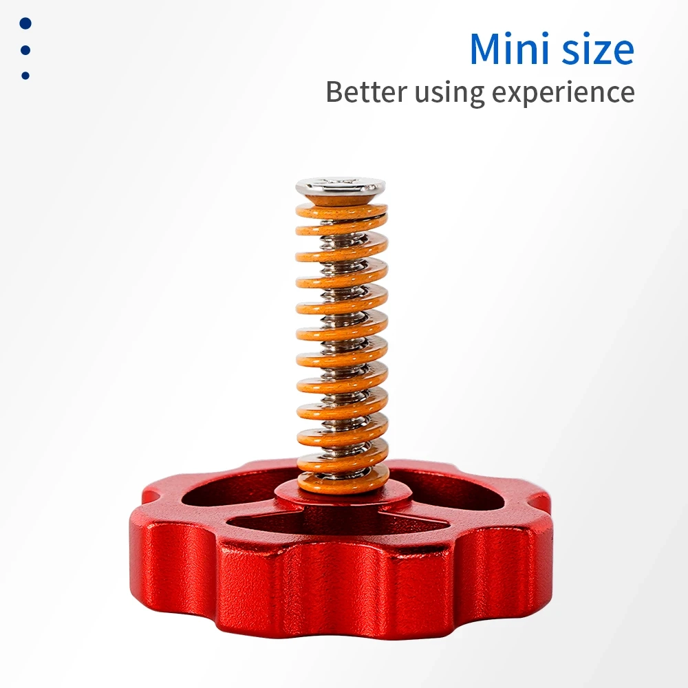 Platform_Screw_for_3D_Printer_KINGROON_M4_Red_Metal_4