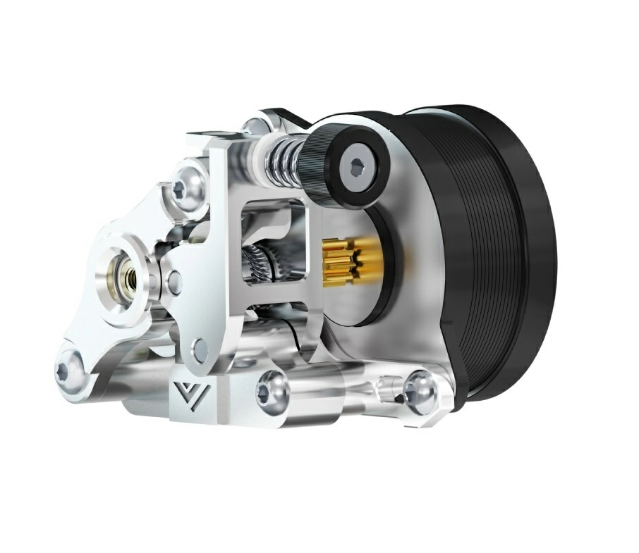 Metallicheskij kompaktnyj ekstruder Mellow VZ s motorom 8T 2