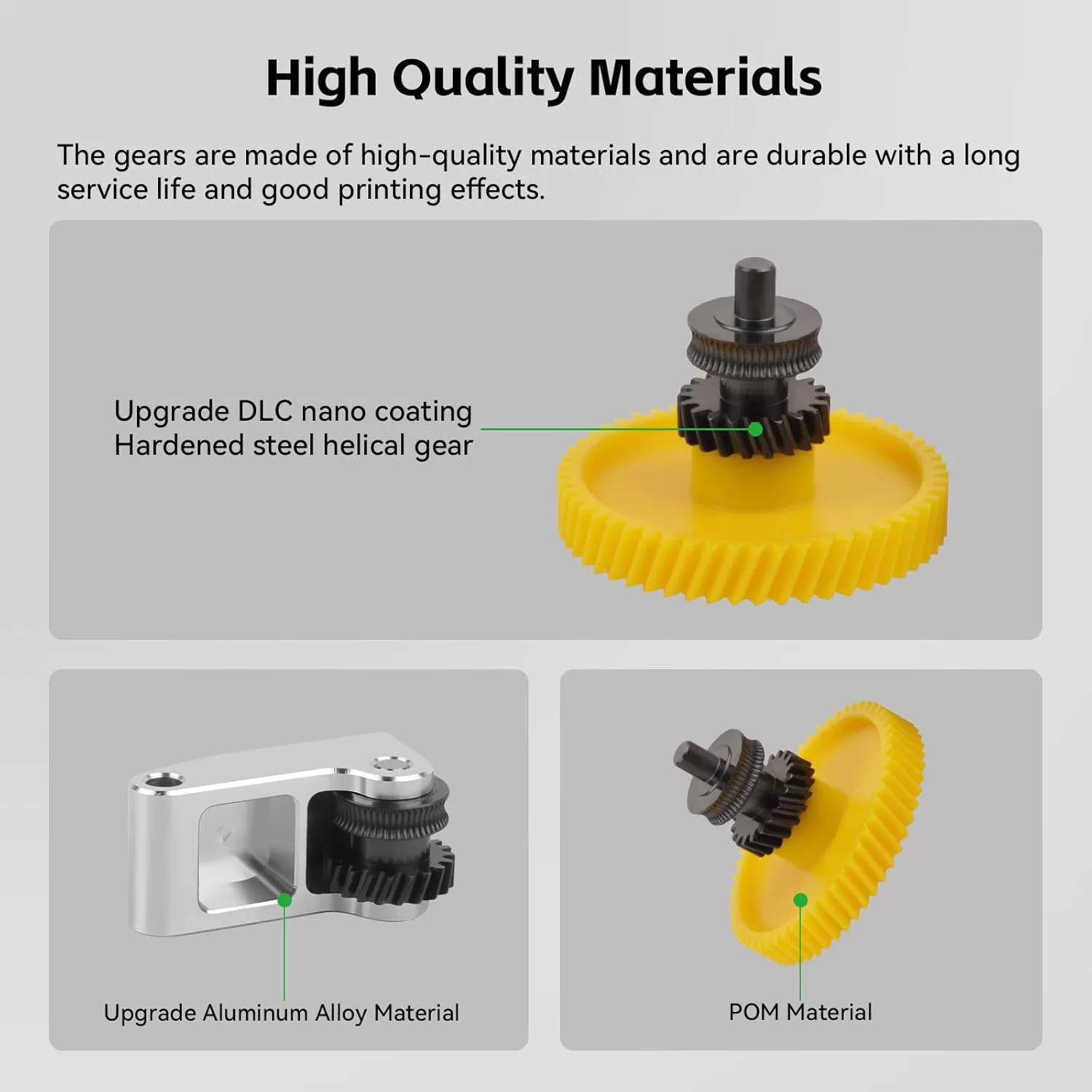Upgrade P1S Hardened Steel Assembly Filament Drive Extruder 6