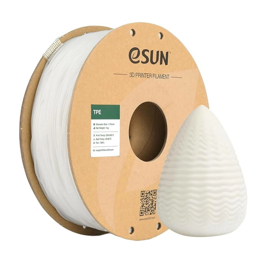 eLastic (TPE-83A) пластик 1.75 мм eSUN 1 кг (Натуральный)