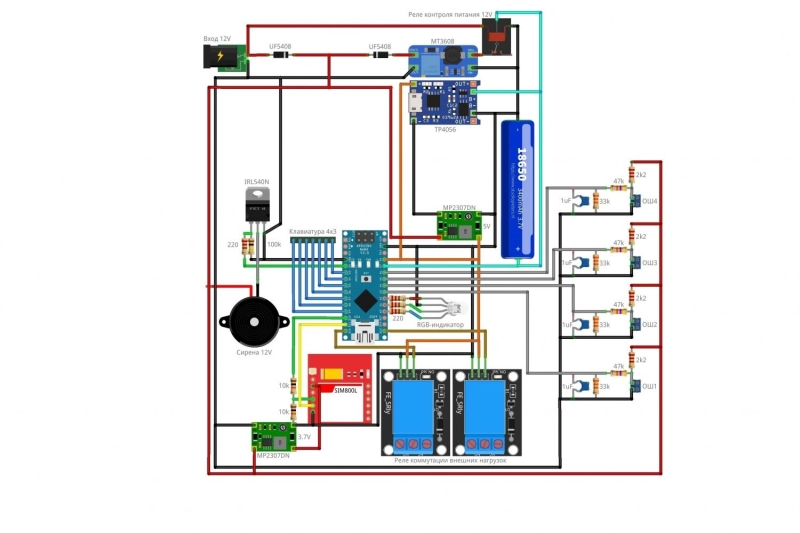 GSM-сигнализация на Arduino