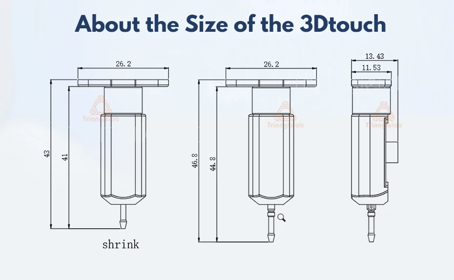 Датчик автоуровня 3D Touch Trianglelab