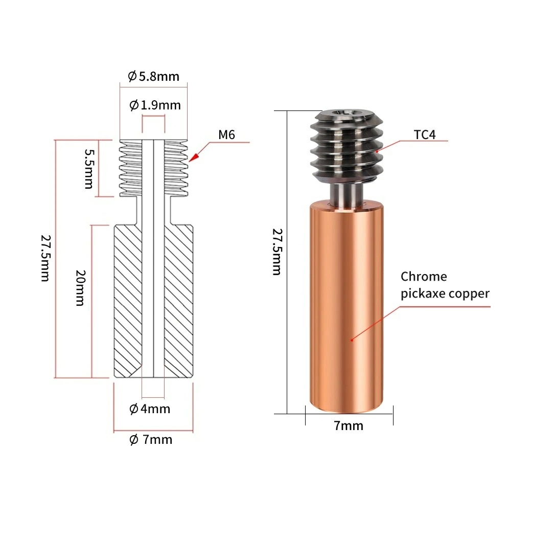 Termobar'er CR10 Bi-Metal titan-med' Keepang 3