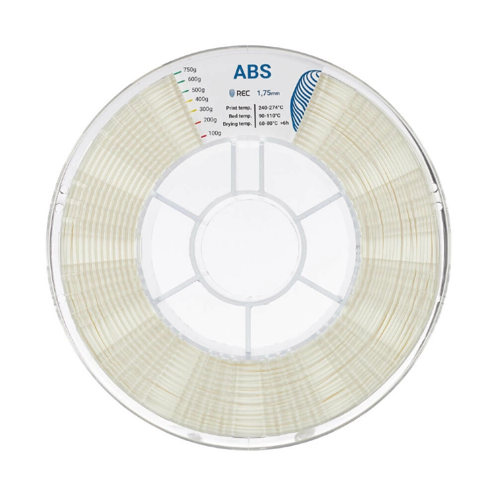 ABS пластик 1,75 REC белый 0,75 кг