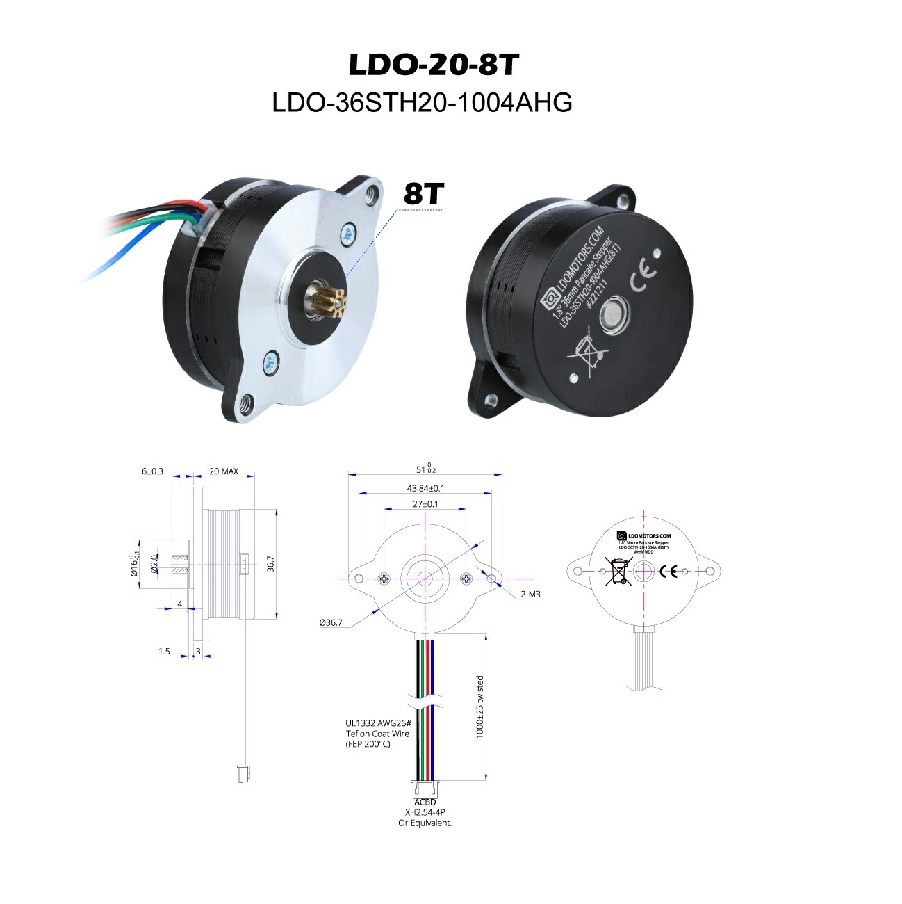 Metallicheskij kompaktnyj ekstruder Mellow VZ s motorom 8T 7
