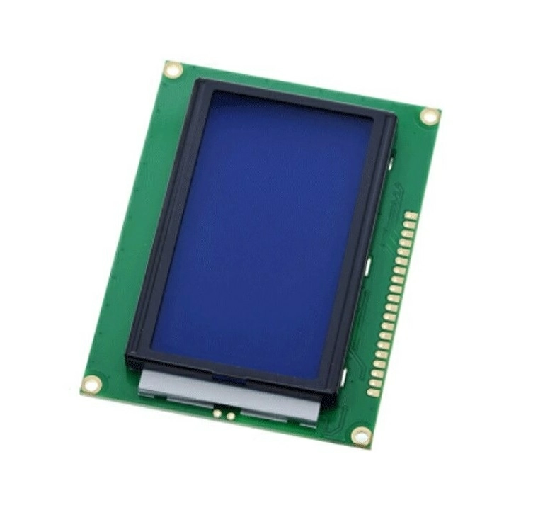 Графический дисплей STN LCD12864, синий, 128-64