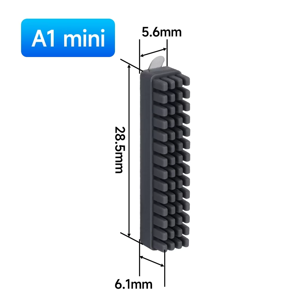 For BambuLab A1 Mini Nozzle Silicone Brush 3pcs 2