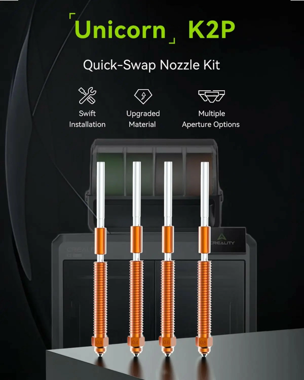 k2 plus nozzle kit 2