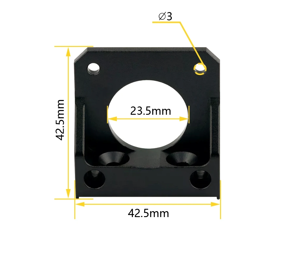 Alyuminievyj-kronshtejn-dlya-shagovogo-dvigatelya-NEMA-17-razmery
