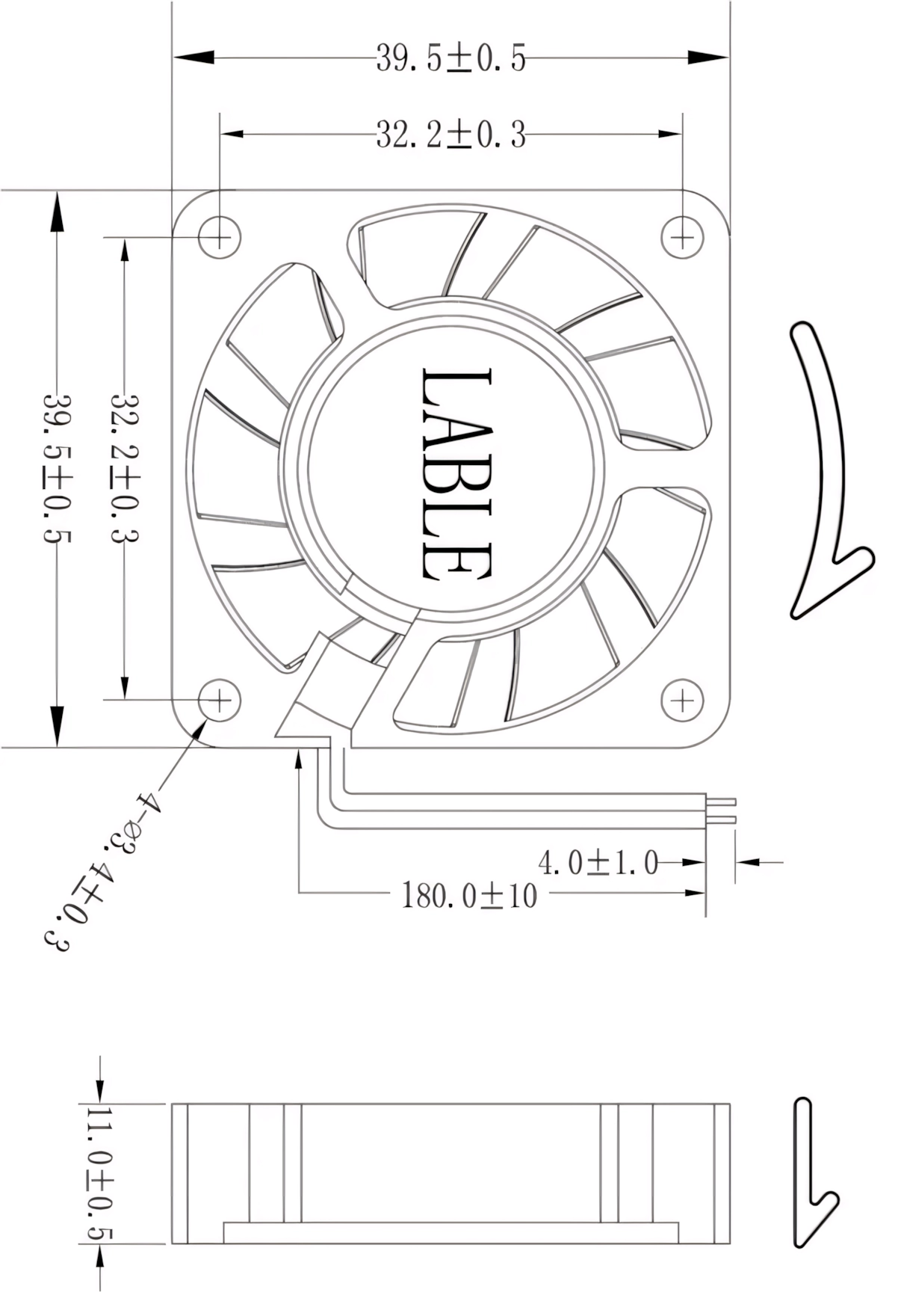 Axial_fan_axial_24_V_0_08_A_40_40_10_mm_approx_sliding_Xinyujie_2 Axial_fan_axial_24_V_0_08_A_40_40_10_mm_approx_sliding_Xinyujie_2