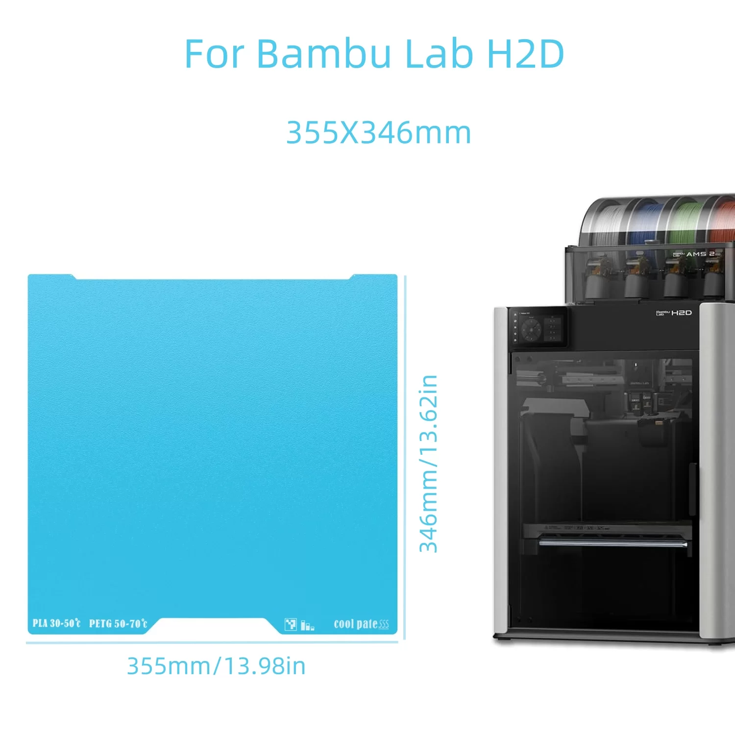 Cool Plate for Bambu Lab H2D 5