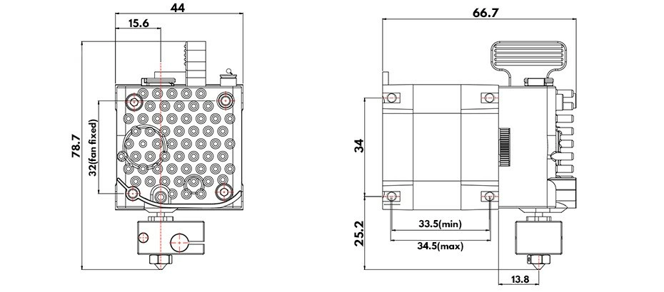 trianglelab экструдер Матрица 12В