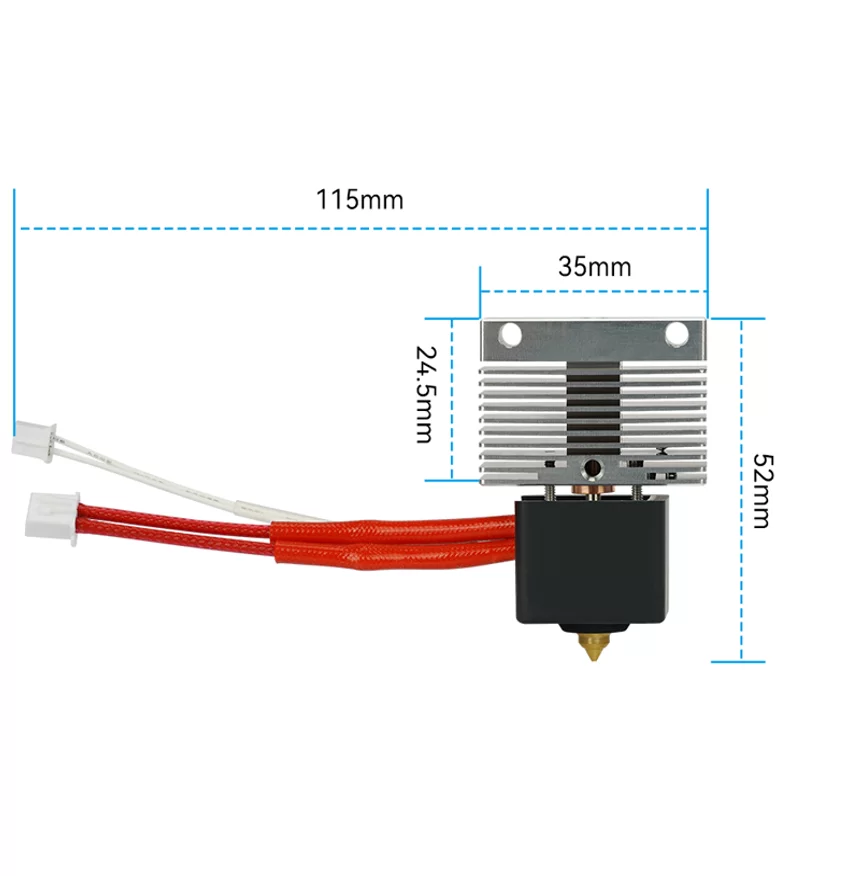 For Neptune 4-4 Pro Hot End Extrusion Head For Neptune 4-4 Pro Hot End Extrusion Head