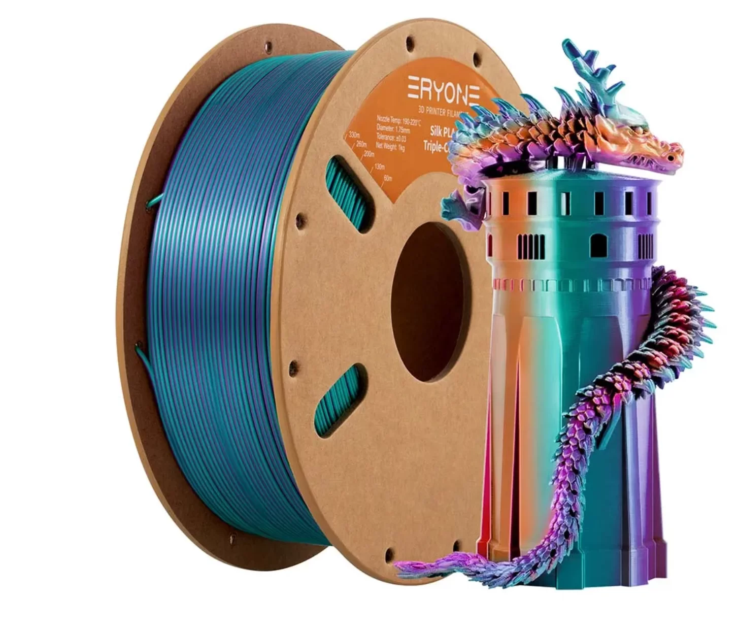 Зелёный-Голубой-Оранжевый