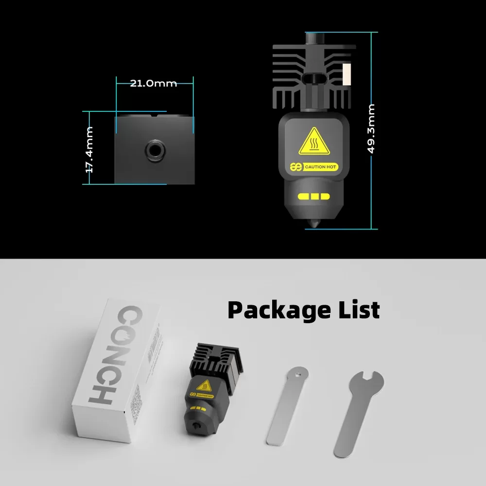 Conch Hotend M4 For Bambu Lab P2S 8 Conch Hotend M4 For Bambu Lab P2S 8