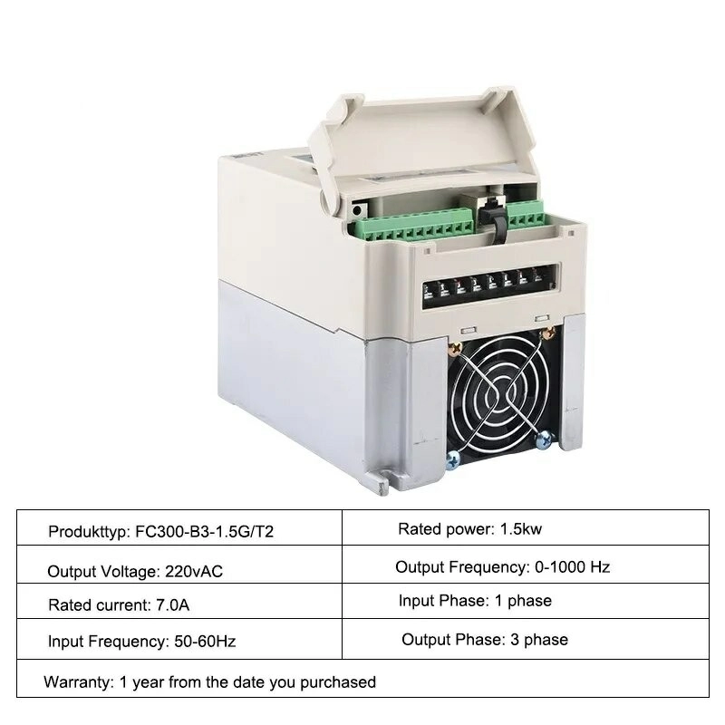 CHastotnyj preobrazovatel' (invertor) BEST FC300-1.5G-S2-B3 (1.5kVt, 220V) 3