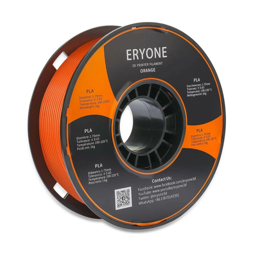 PLA plastic 1.75mm ERYONE orange 1 kg 0