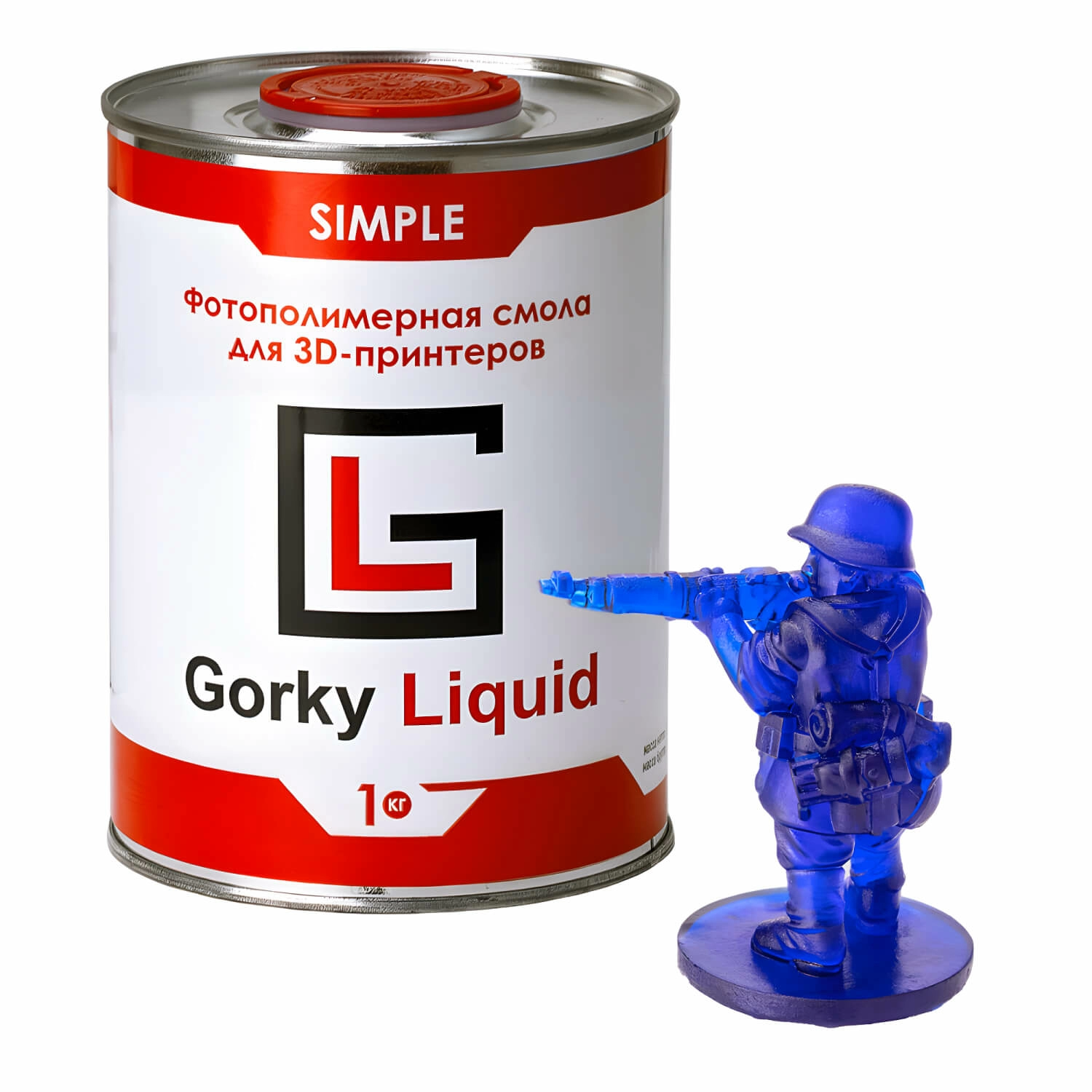 gorky liquid simple blue