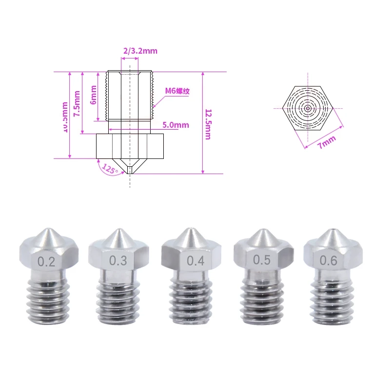 Soplo-E3D-V6-iz-nerzhaveyushchej-stali-Kingroon-razmery