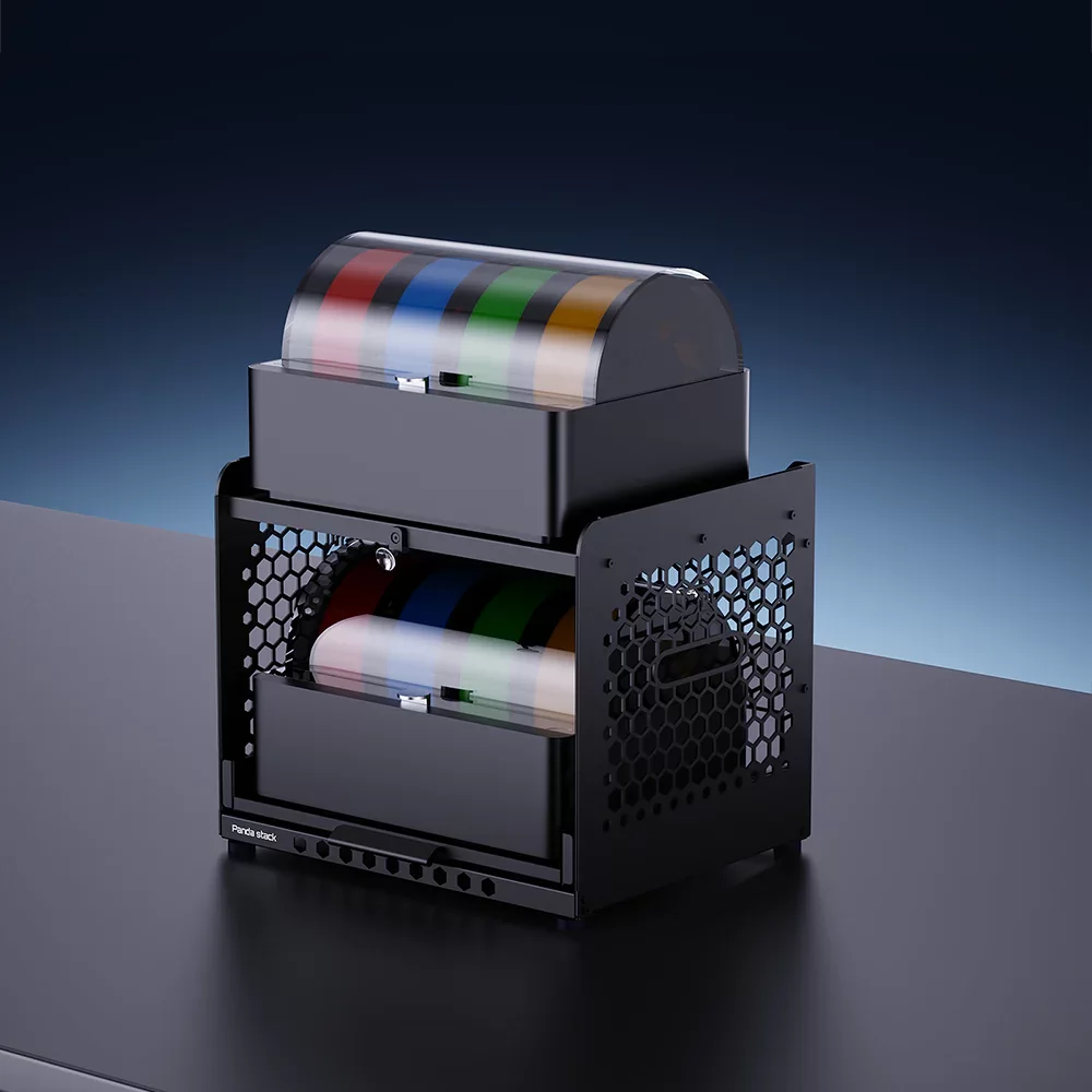 BIQU Panda Stack Aluminum Alloy Multi-Layer Rack with Dual AMS and ViViD Setup for Bambu Lab A1A1 mini 10 BIQU Panda Stack Aluminum Alloy Multi-Layer Rack with Dual AMS and ViViD Setup for Bambu Lab A1A1 mini 10