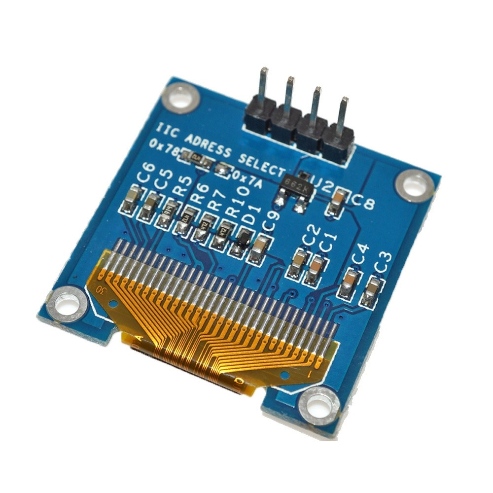 OLED дисплей I2C IIC, белый, 128×64 0.96”