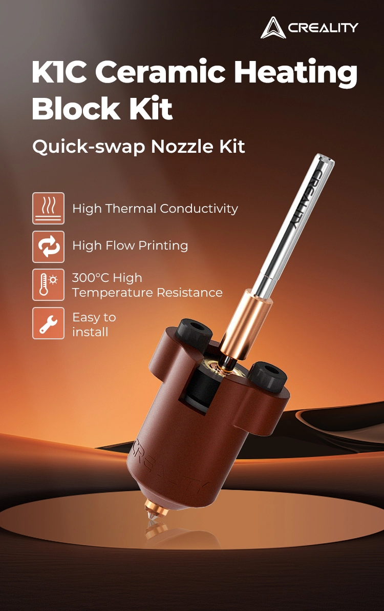 K1C Ceramic Heating Block Kit-New Version 4