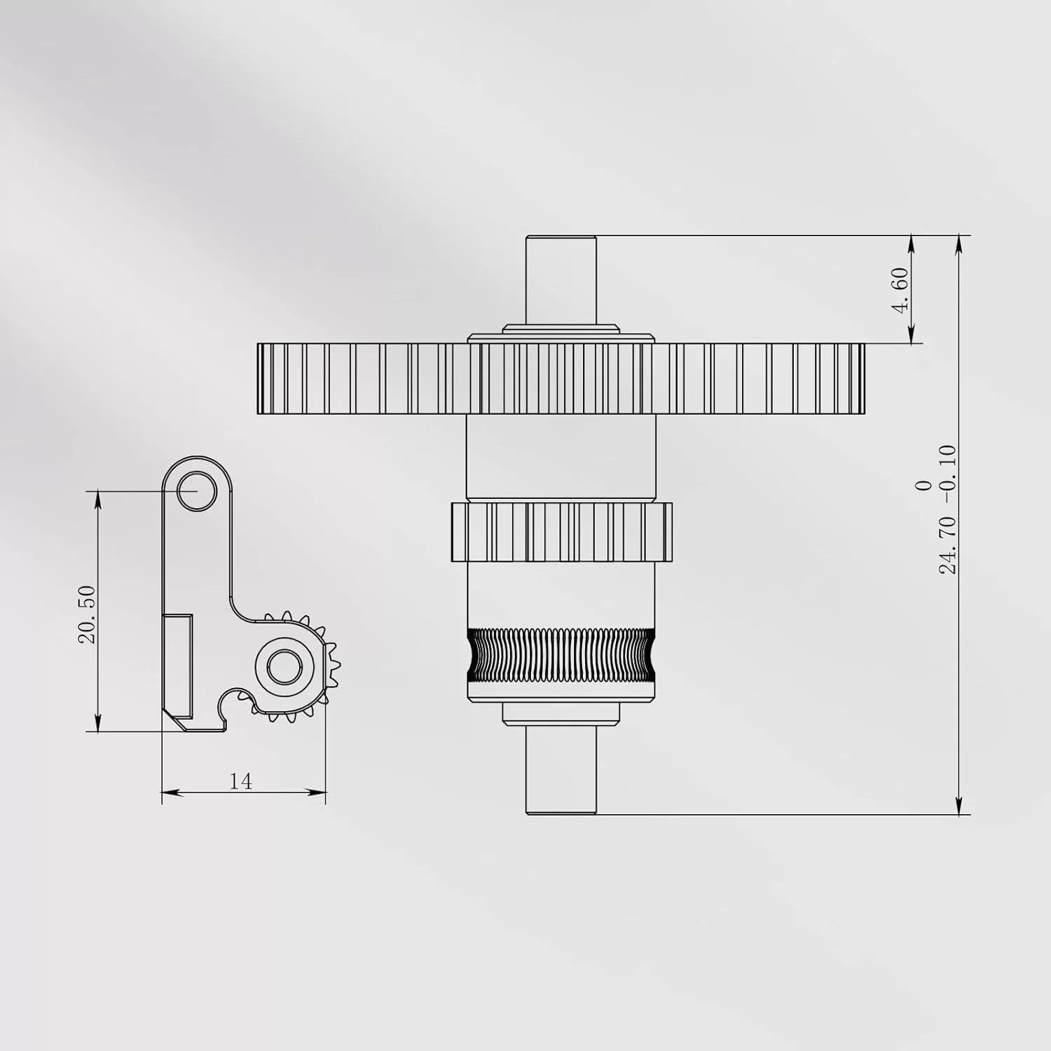 Adventurer 5M5M Pro Extruder Gear 6
