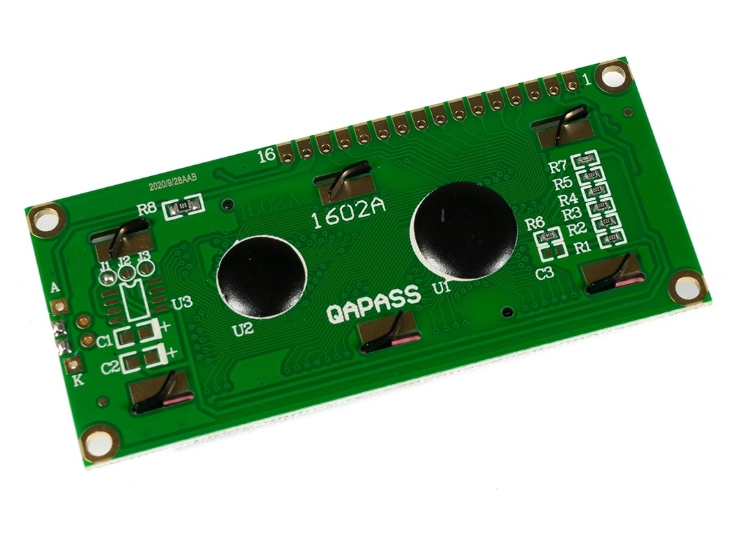 Символьный дисплей STN LCD1602, синий, 16-2