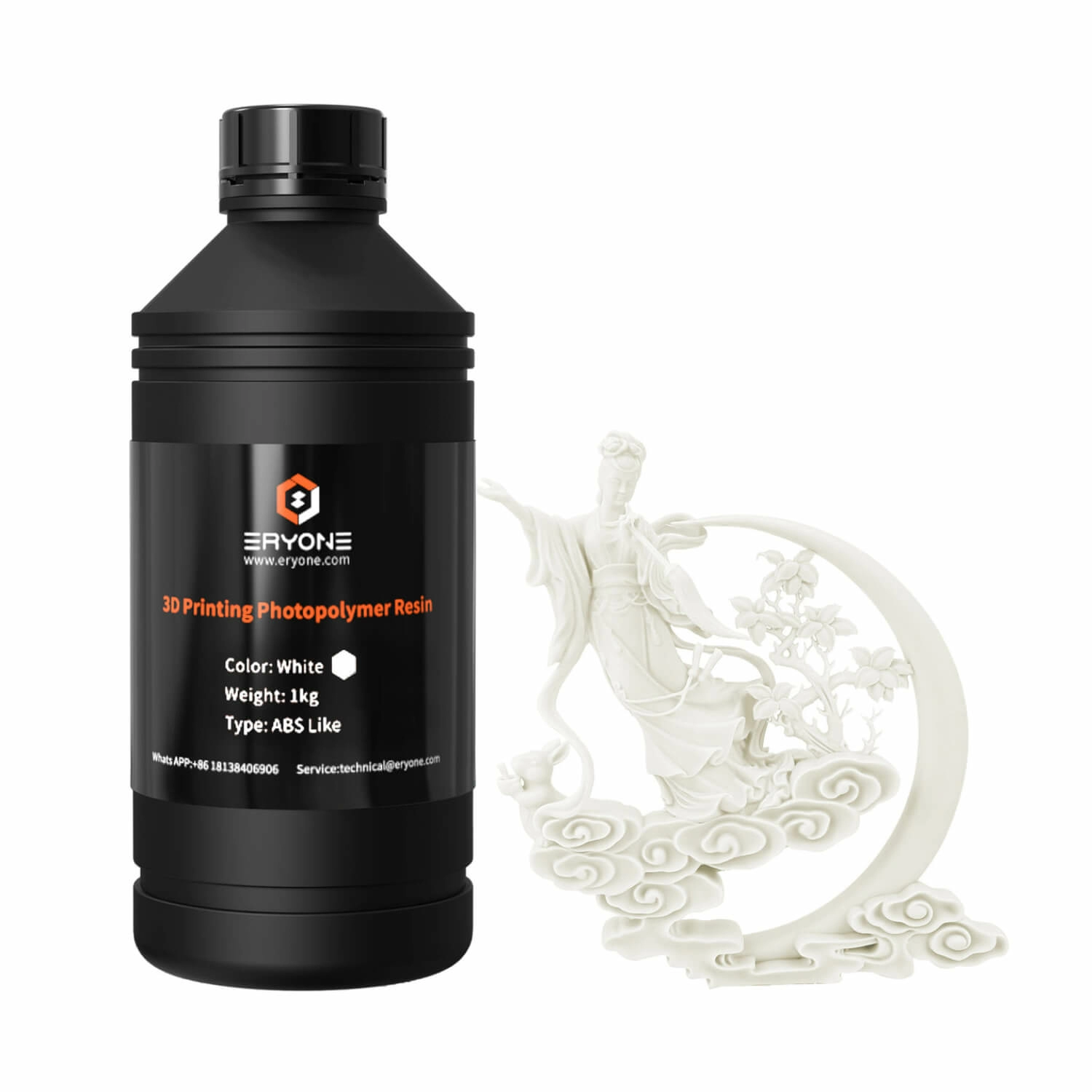 resin eryone abs-like white resin eryone abs-like white