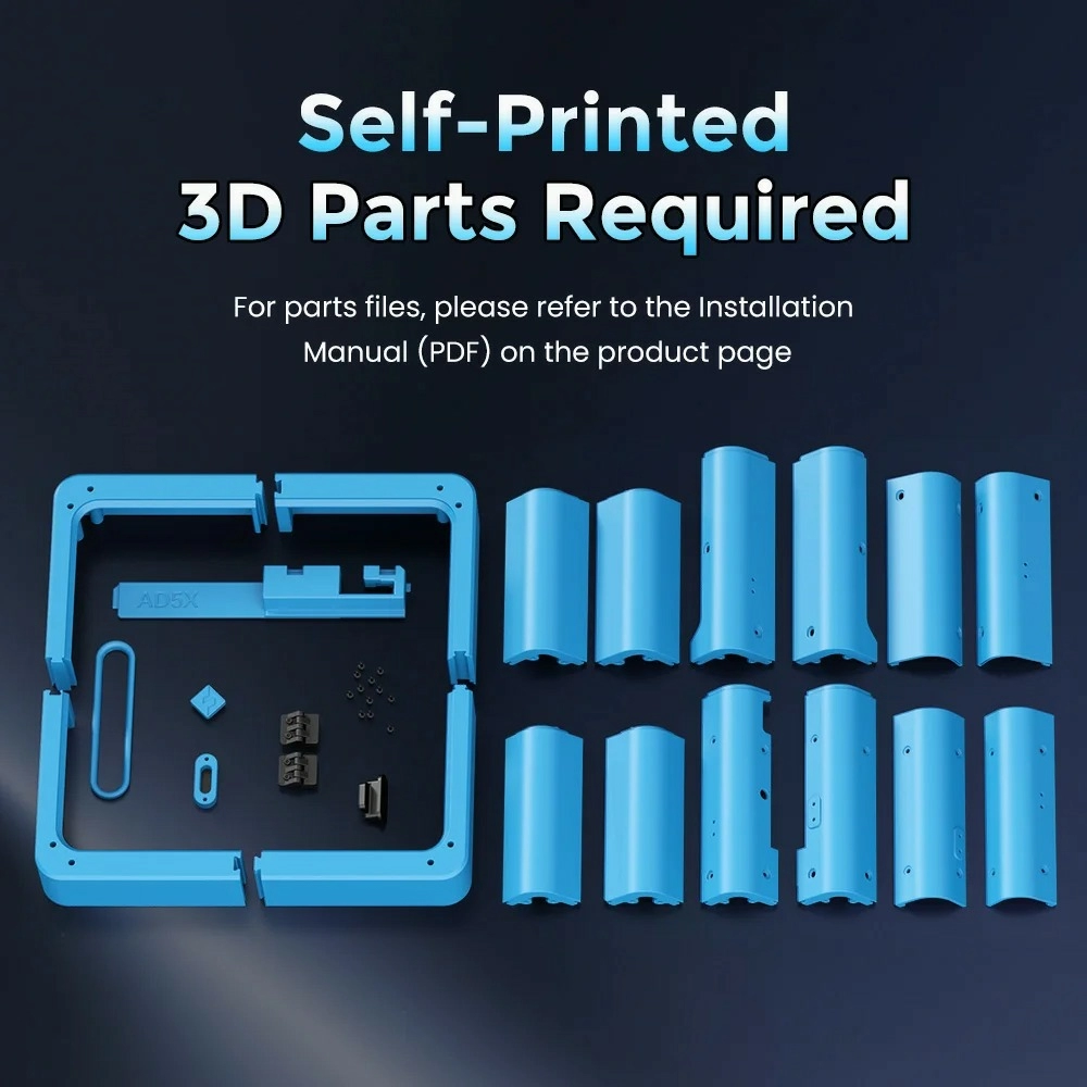 Оригинальный комплект закрытого корпуса FlashforgeAD5X