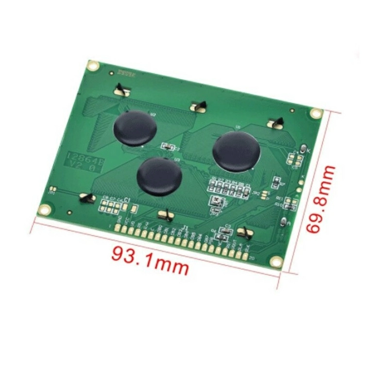 STN LCD12864, синий, 128x64