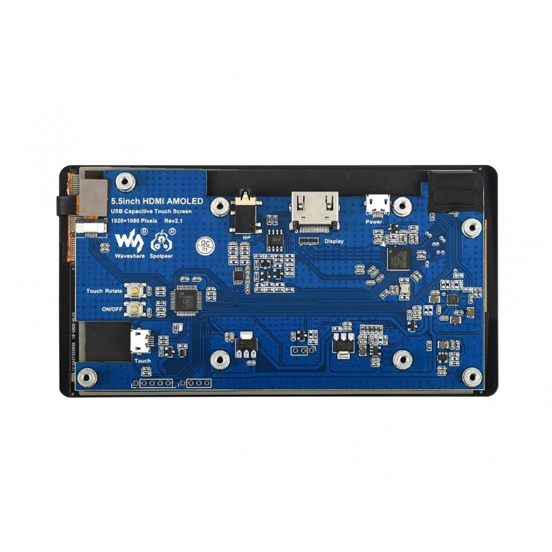Sensornyj emkostnyj AMOLED displej Raspberry Pi Waveshare 3