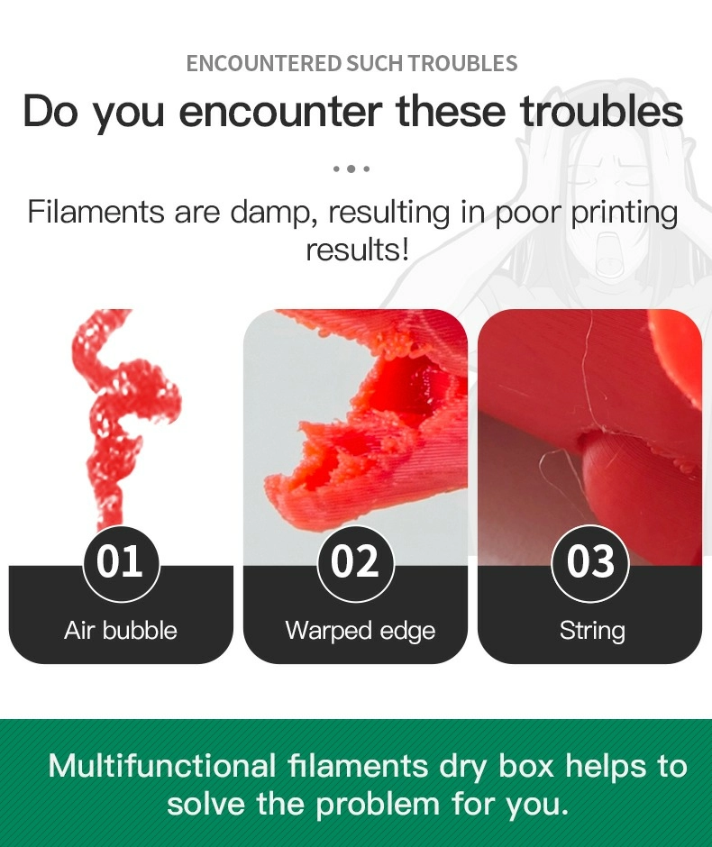 Сушилка для пластика CREALITY-effect