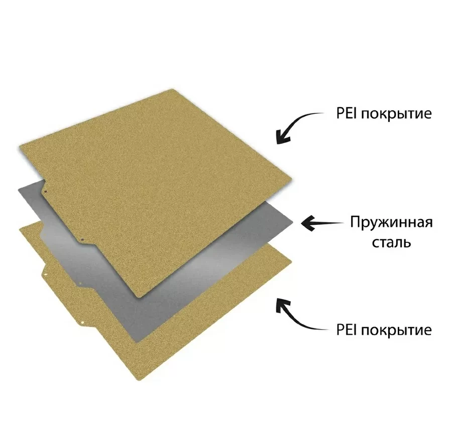 PEI коврик 430-430 мм-3D принтера Elegoo Neptune 4 Max Anycubic Kobra 2 Max Creality Cr-6 Max