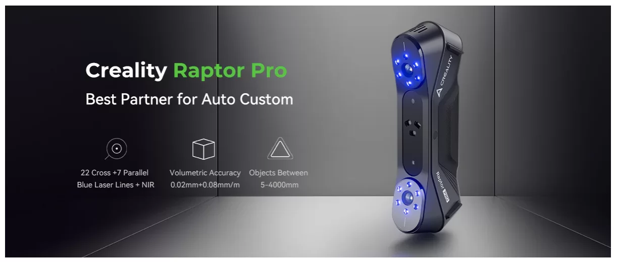 Обзор 3D сканера Creality CR-Scan Raptor Pro Обзор 3D сканера Creality CR-Scan Raptor Pro